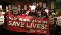 state staffing ratios rally